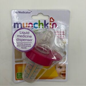 Munchkin ‘The Medicator’ Baby Medicine Pacifier Dispenser Pink 0+ Months - NEW